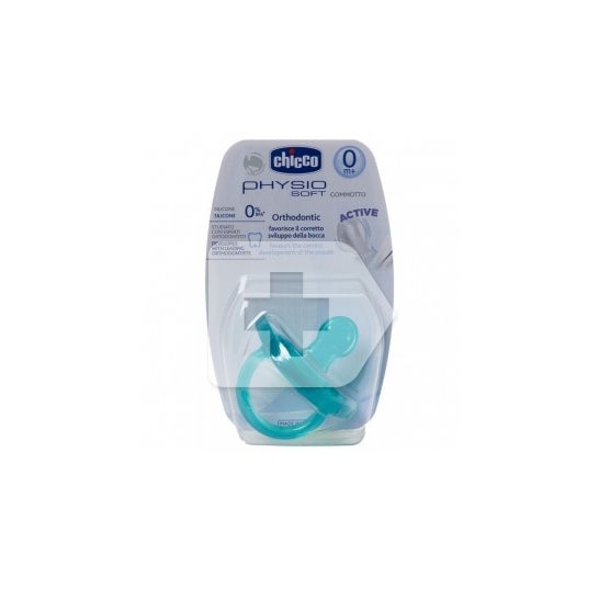 Chicco® Physiosoft chupete silicona todogoma anatómico 0M+ 1ud