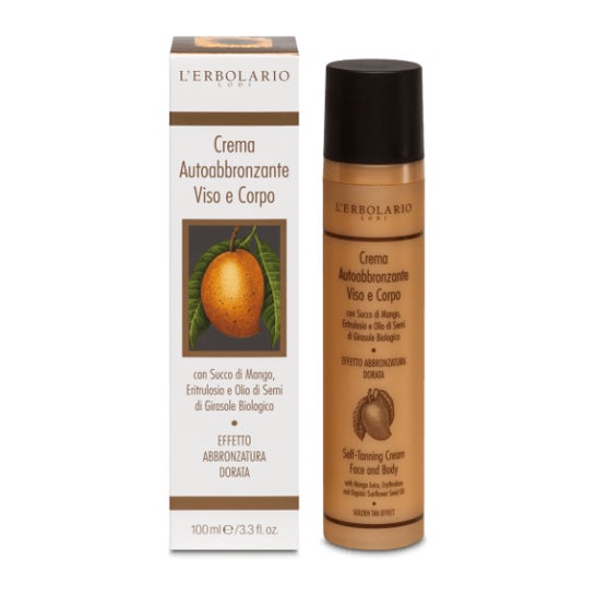 L'Erbolario Crema Autoabronceadora con Jugo de Mango 100ml