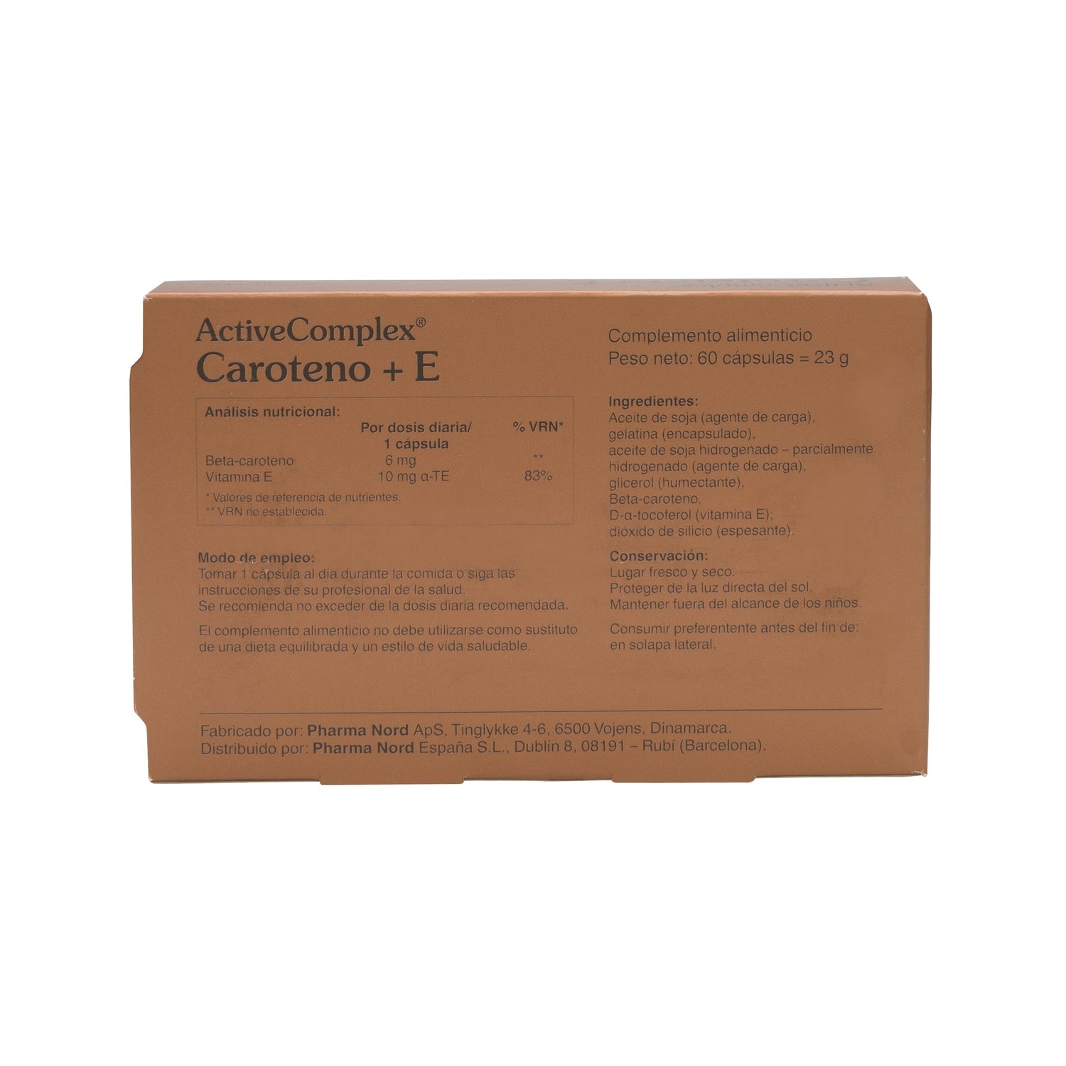 ActiveComplex® Caroteno + E 60cáps