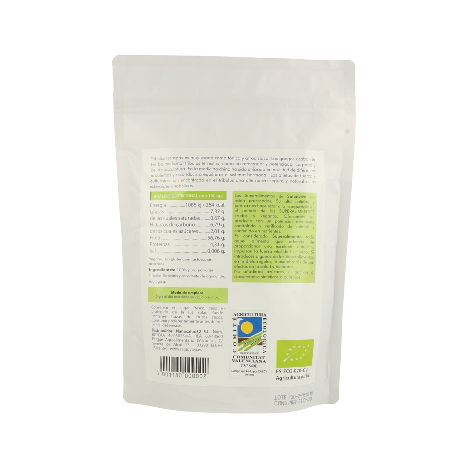 Salud Viva Tribulus Terrestris 250g