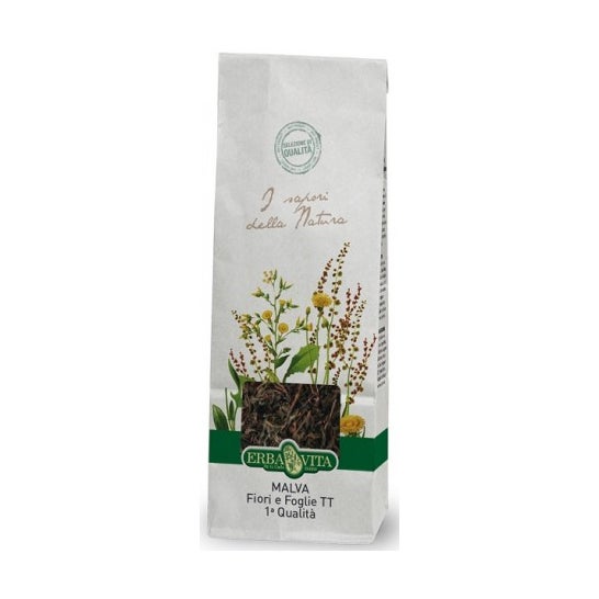 Erba Vita Malva Hojas y Flores 100g