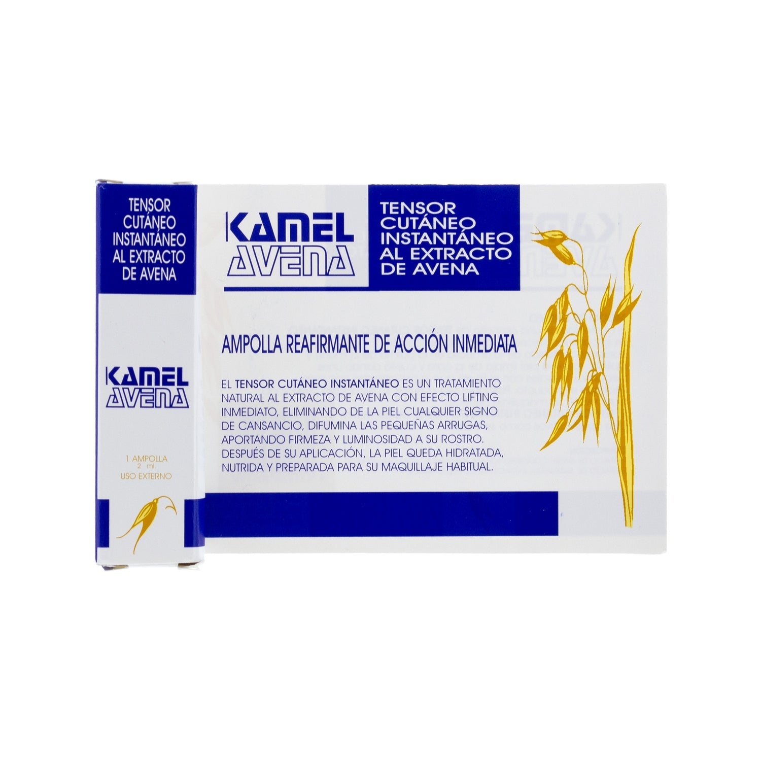 Kamel Ampolla Tensor Cutáneo Instant. Extracto de Avena 1x2ml