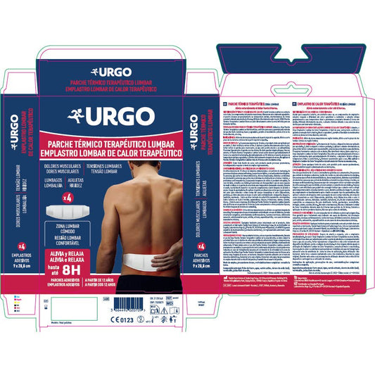 Urgo Parche Térmico Lumbar 4uds