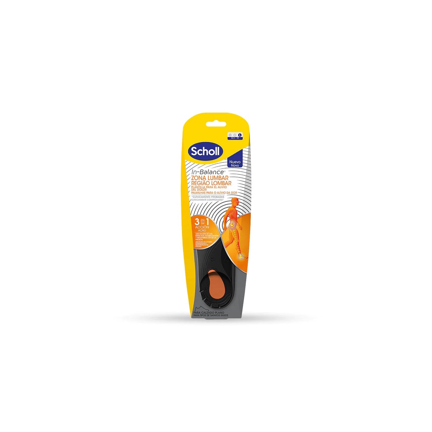 Scholl In-Balance Zona Lumbar Talla L 1par