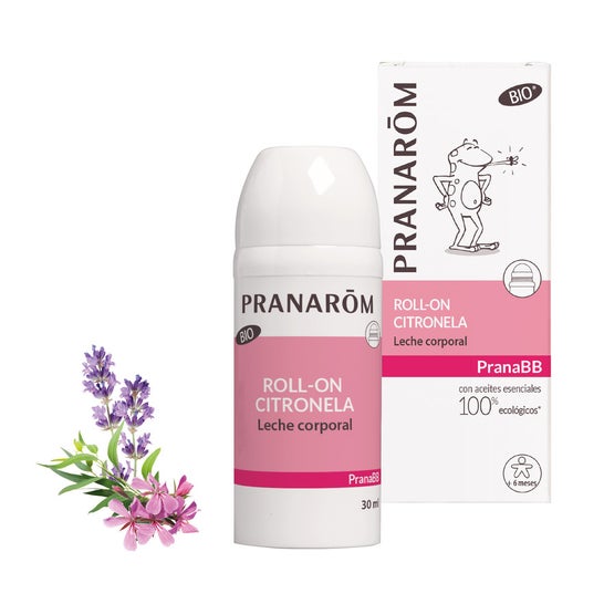 Pranarôm PranaBB Roll-on Citronela Leche Corporal BIO 30ml