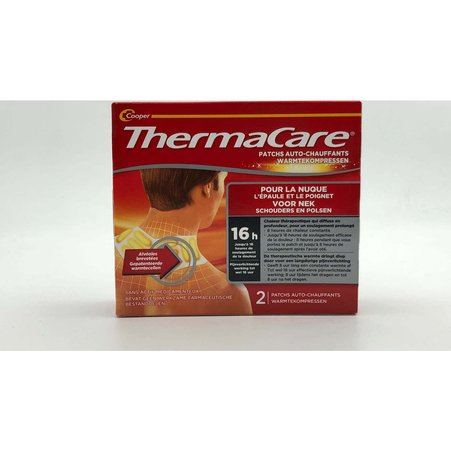 Thermacare Parche de Calor para Nuca, Hombros o Muñecas 2uds