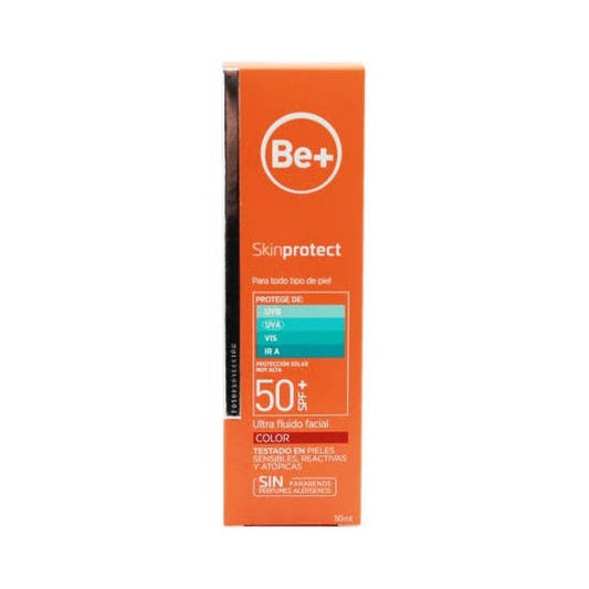 Be+ Skin Protect Ultrafluido Facial Spf50+ Color 50ml
