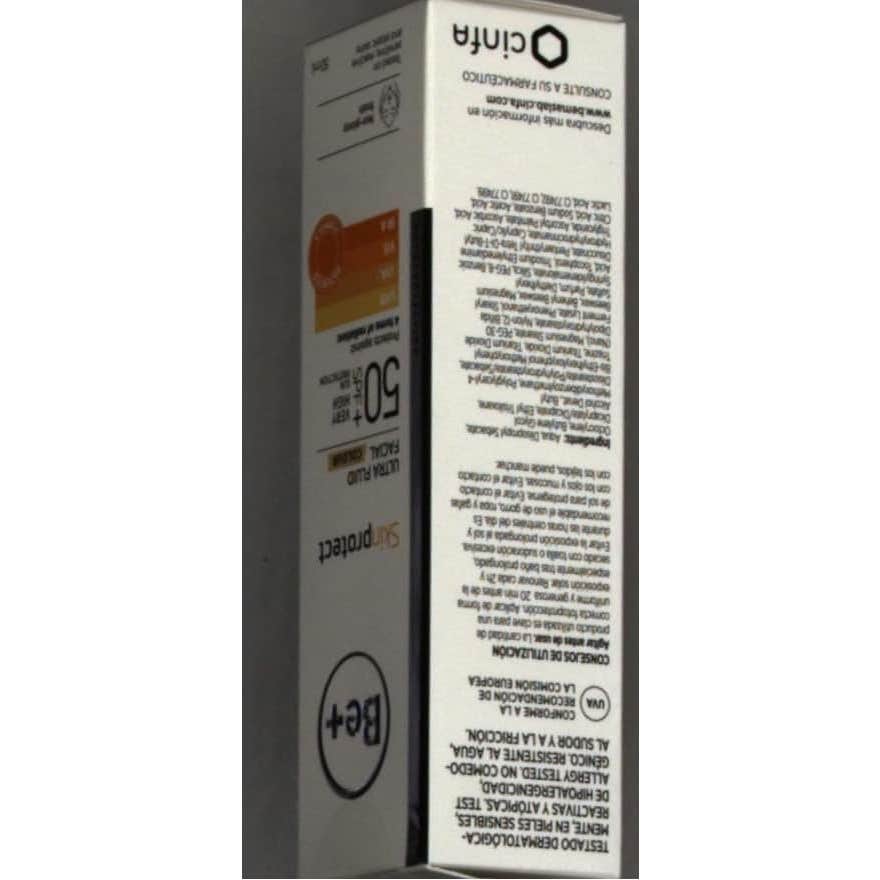 Be+ Skin Protect Ultrafluido Facial Spf50+ Color 50ml