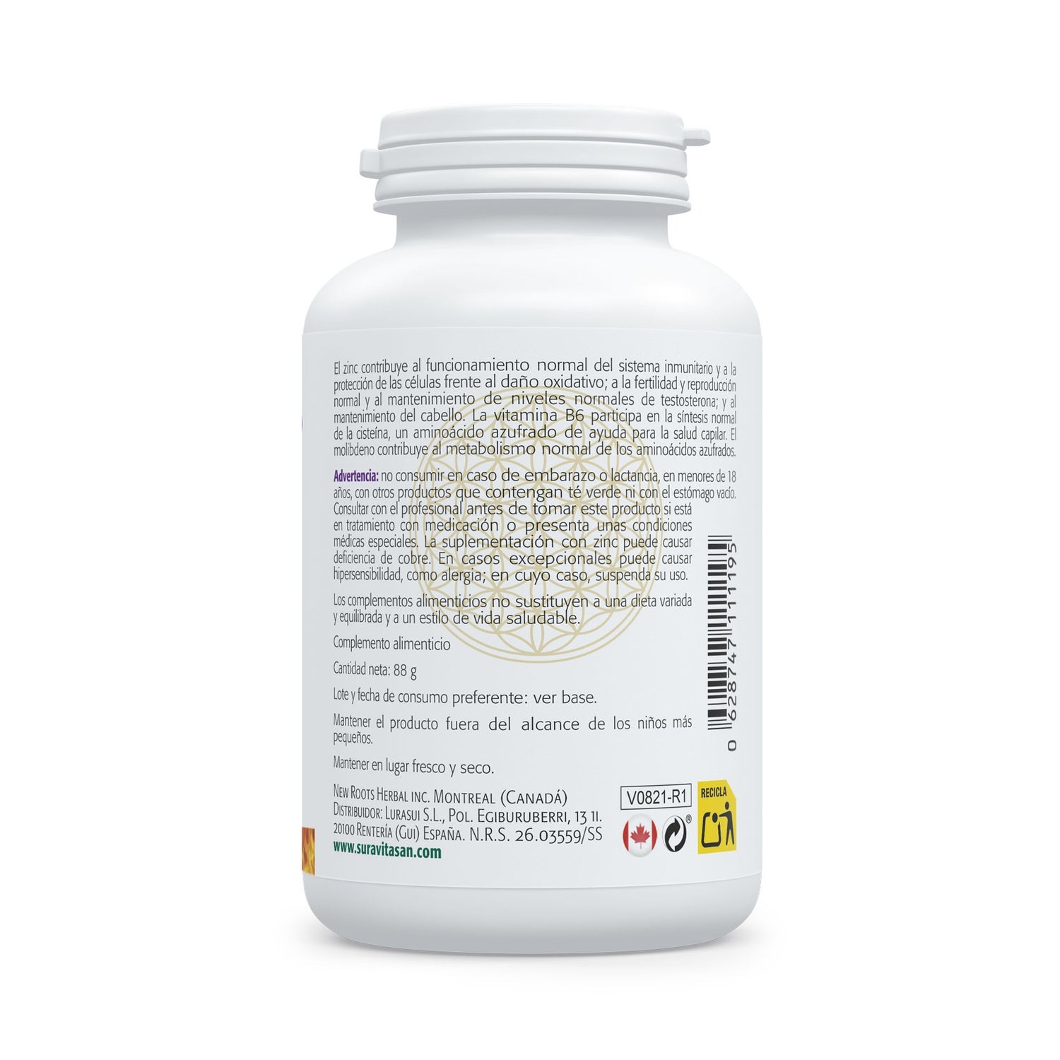 Sura Vitasan UltraZinc 25 90 caps