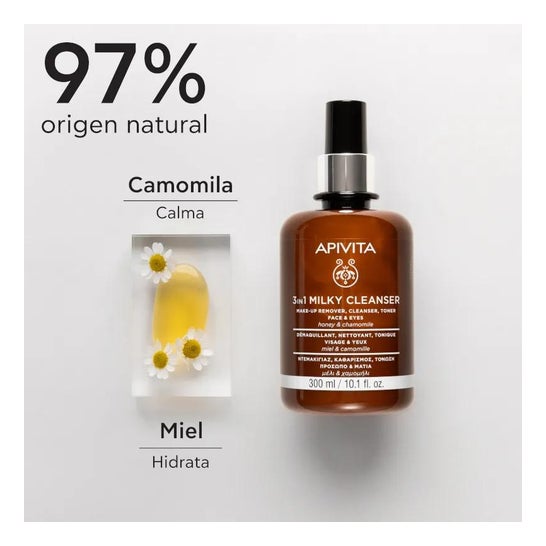 Apivita Leche Facial Limpiadora 3 en 1 Camomila 300ml
