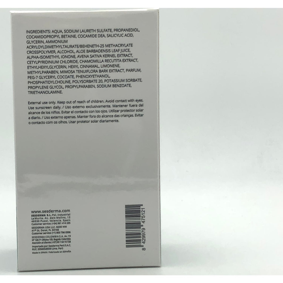 Sesderma Salises Crema Espumosa Sin Jabón 250ml