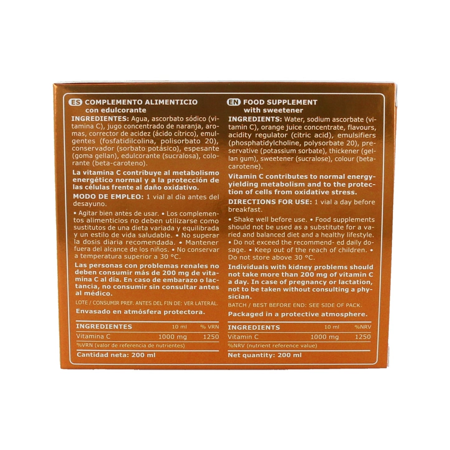 Marnys Vit-C 1000 Vitamina C Liposomada 20x10ml