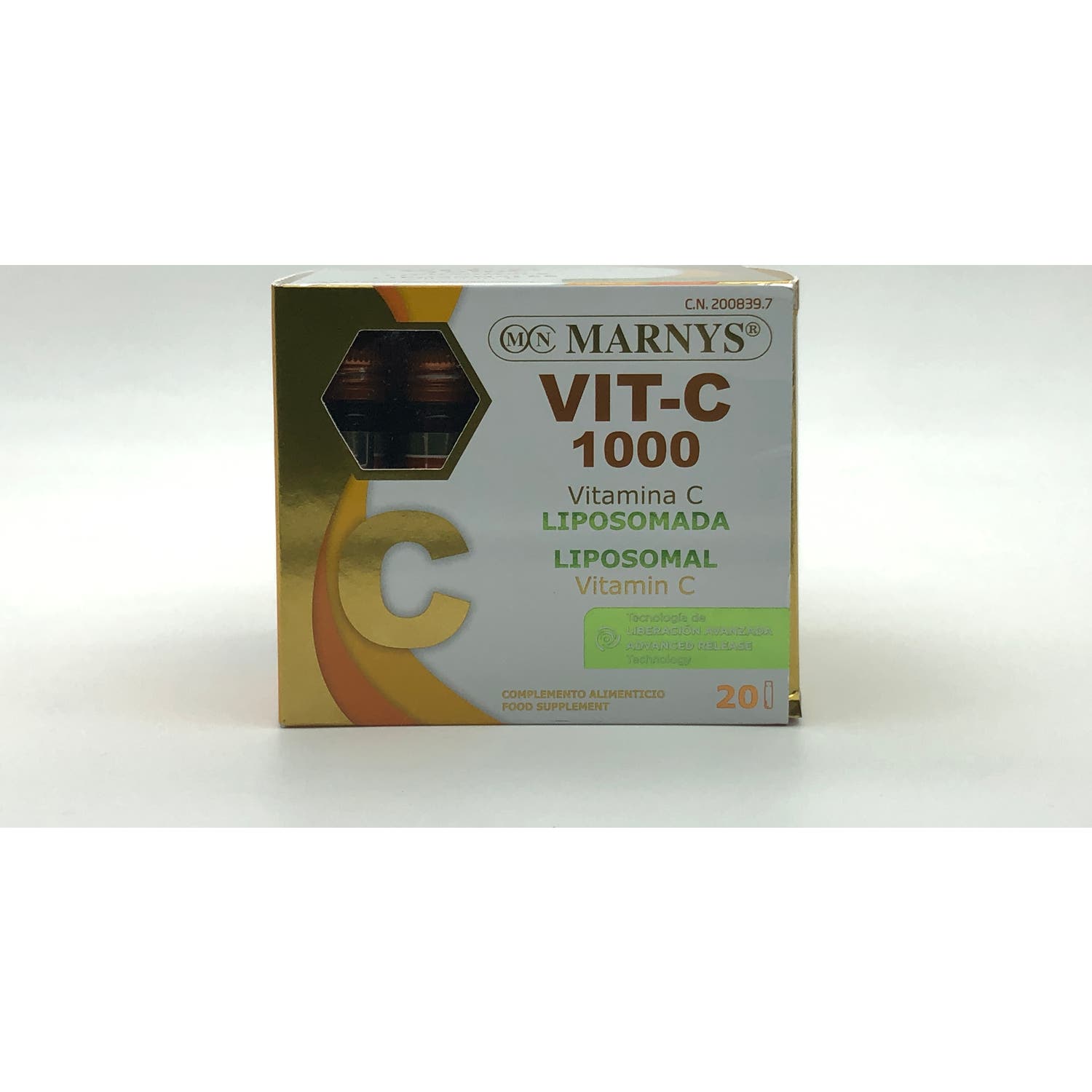 Marnys Vit-C 1000 Vitamina C Liposomada 20x10ml