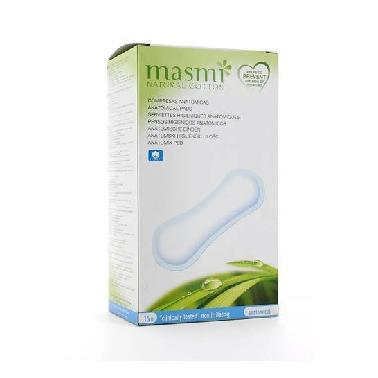 Masmi Compresas Anatómicas Clásica Noche 16Uds