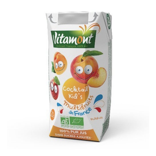Vitamont Zumo Multifrutas Bio Sin Azucar 6x200ml
