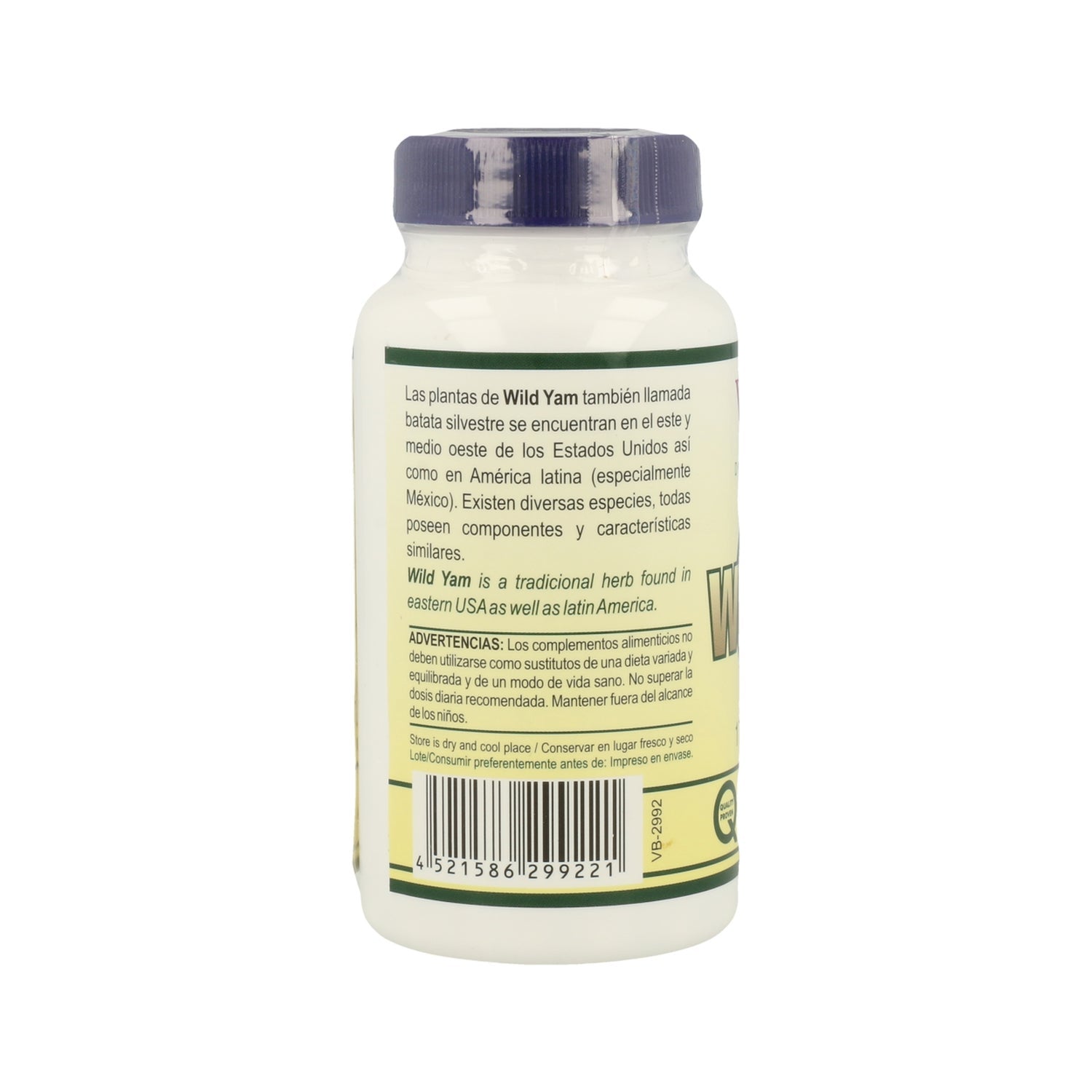 Vbyotics Wild Yam 100 caps