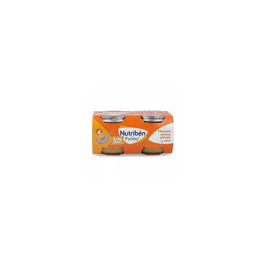 Nutriben Potitos Manzana Naranja Plátano y Pera 2x120g
