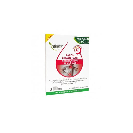 Phytosun Arôms Patch Chauffant Articulations & Muscles 3unts