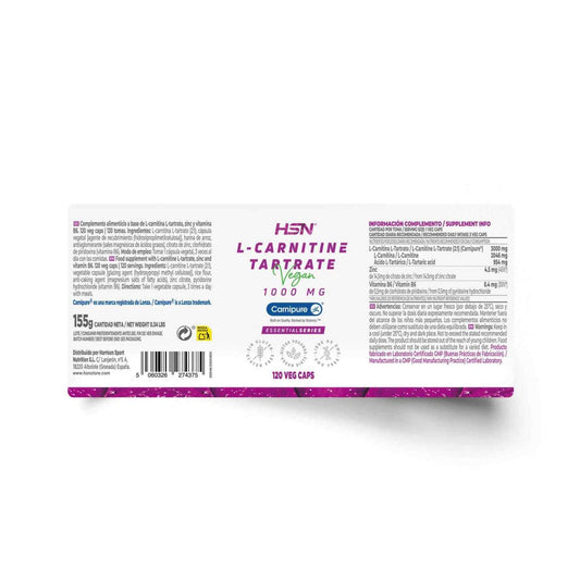 HSN L-Carnitina Tartrato Carnipure® 1000mg 120vcaps
