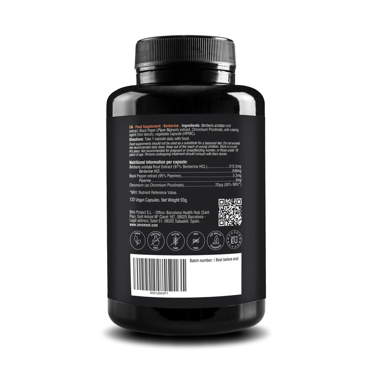 Zenement Berberina 120vcaps