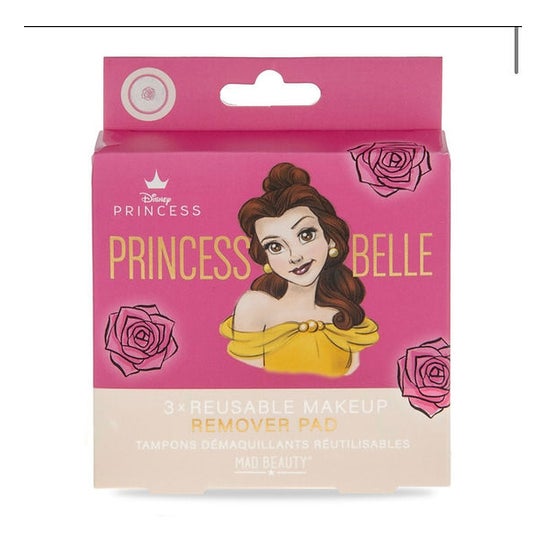 Mad Beauty Disney Princess Belle Remover Pads 3 uds
