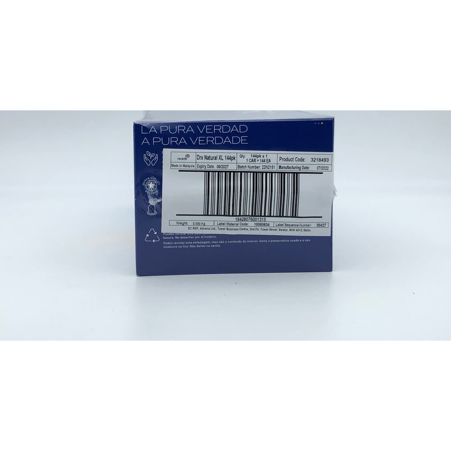 Durex Extra Large XL 144uds