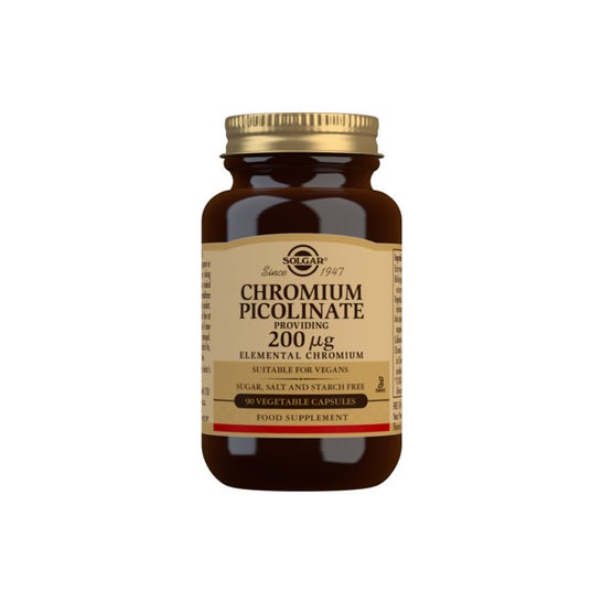 Solgar Picolinato de Cromo 200mcg 90vcaps