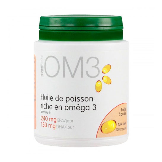 Super Diet OM3 Aceite Pescado Rico Omega 3 120 caps