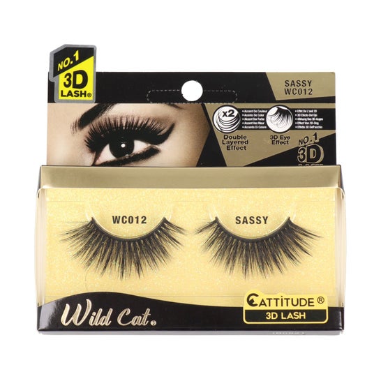 Ebin New York Wild Cat Cattitude 3 D Lash Sassy 1 par