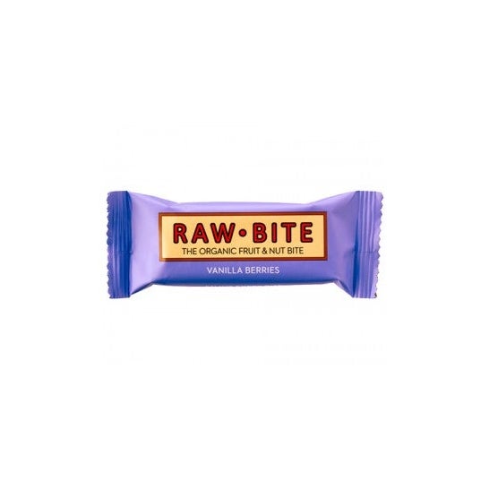 Rawbite Barrita Ecológica de Vainilla Y Frutos Rojos 50g