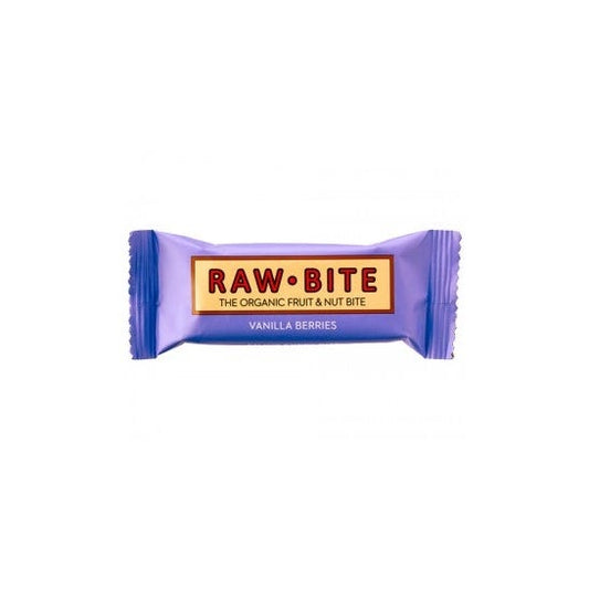 Rawbite Barrita Ecológica de Vainilla Y Frutos Rojos 50g