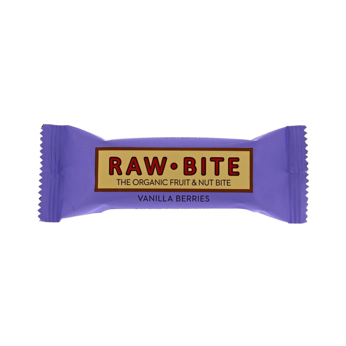Rawbite Barrita Ecológica de Vainilla Y Frutos Rojos 50g