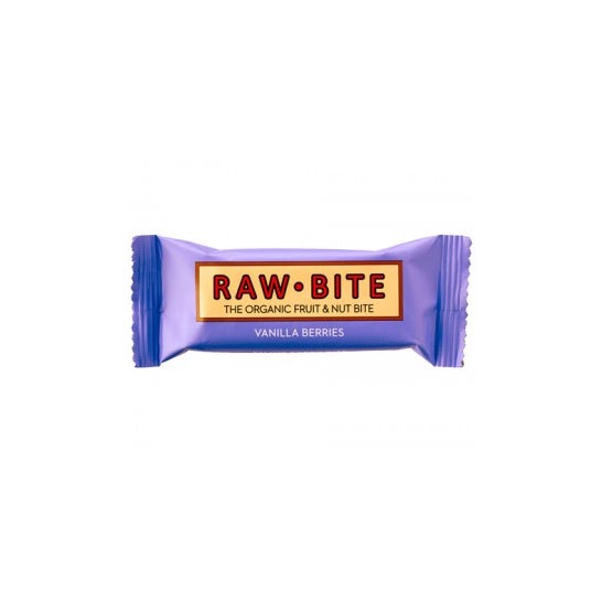 Rawbite Barrita Ecológica de Vainilla Y Frutos Rojos 50g