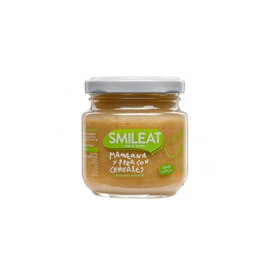 Smileat Tarrito Manzana Y Pera 100% Ecológico 130 g