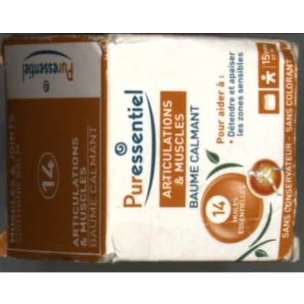 Bálsamo Calmante para Articulaciones Puressential 30 Ml