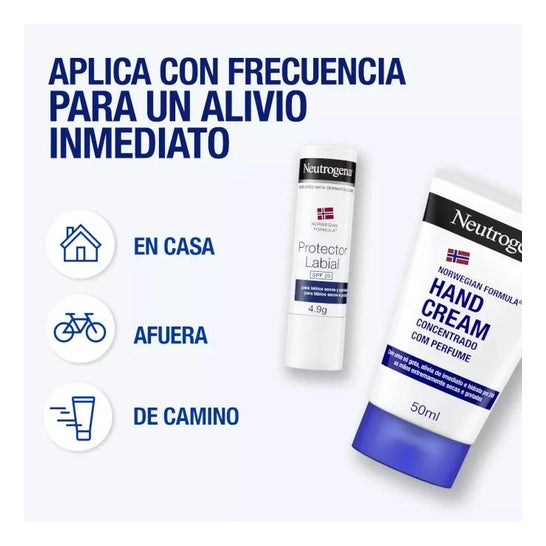 Neutrogena Pack Creme de Mão 50ml +Labial Spf20