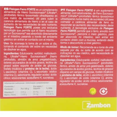 Fisiogen Ferro Forte 30 sobres