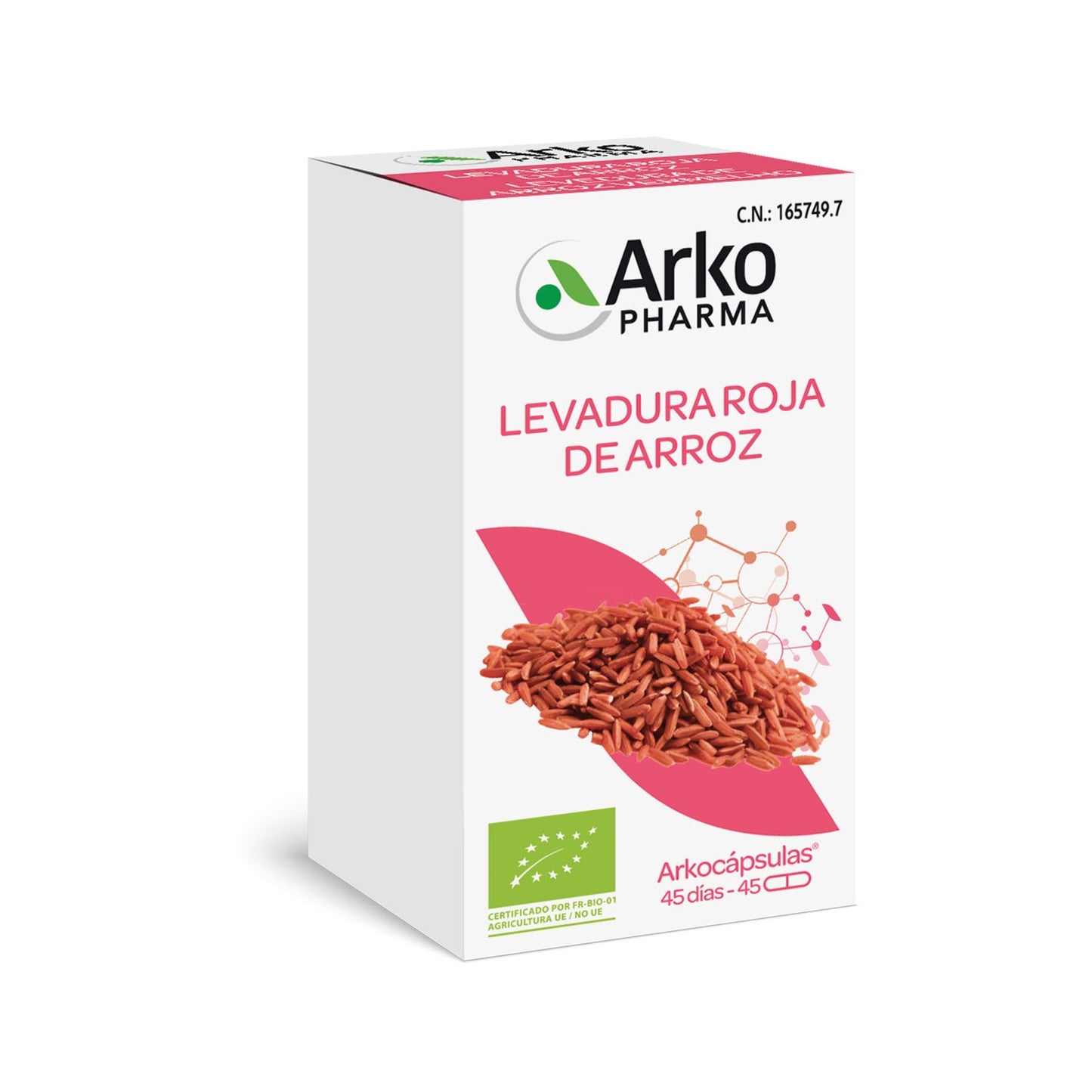 Arkopharma Arkocápsulas Levadura Roja de Arroz BIO 45caps