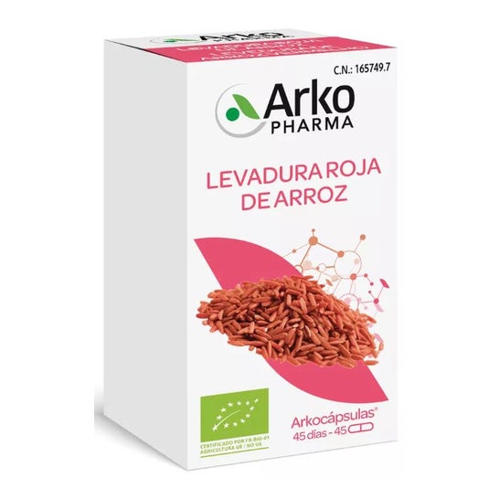 Arkopharma Arkocápsulas Levadura Roja de Arroz BIO 45caps