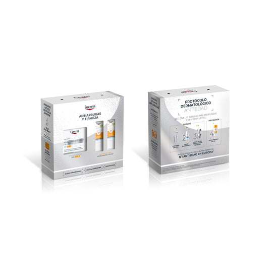 Eucerin Pack antiedad Hyaluron-Filler Crema de Día FPS 30 50ml + 2 Minis Sun Hydro Protect FPS 50+ 2x5ml