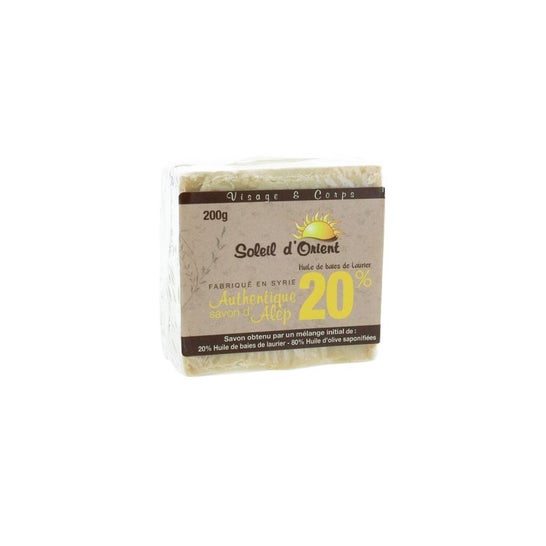 Jabón de Alepo Pharm'Up 20% Soleil D'Orient Pan Cara y Cuerpo 200G