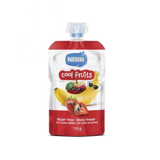 Nestlé Saqueta Cool Fruits Banana e Morango 110 g