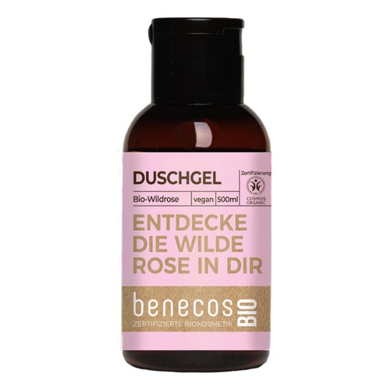 Benecos gel de Baño Rosa Mosqueta Mini Viaje 50 ml