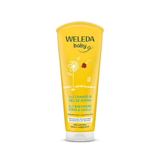 Weleda Baby 2 en 1 Champú y Gel de Ducha de Caléndula 200ml