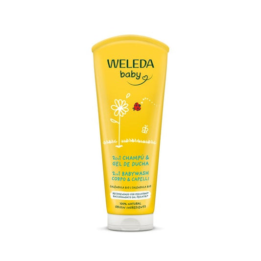 Weleda Baby 2 en 1 Champú y Gel de Ducha de Caléndula 200ml