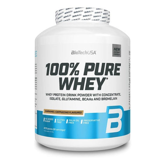 BioTech USA 100% Pure Whey Caramel Cappuccino 2270g