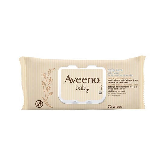 Aveeno Bebé Toallitas Limpiadoras 72uds