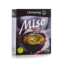 Clearspring Sopa Miso Algas sobres 40 g