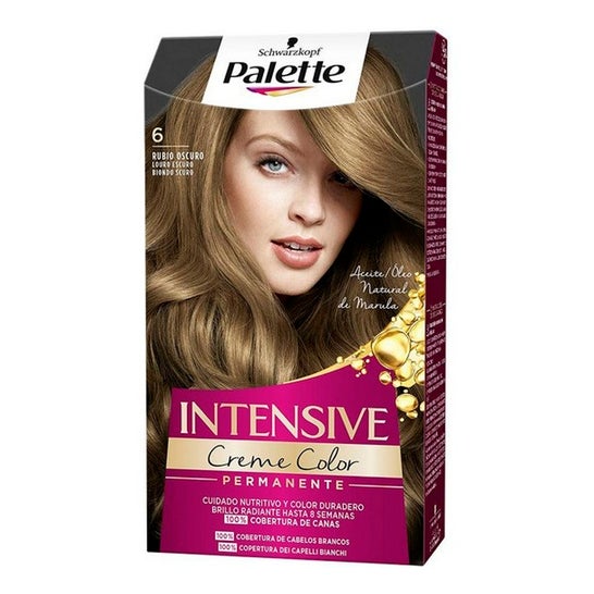 Schwarzkopf Palette Intensive Nº6 Rubio Oscuro 1ud