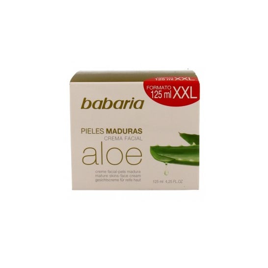 Babaria Creme Facial pele madura Aloe Vera XXL 125 ml
